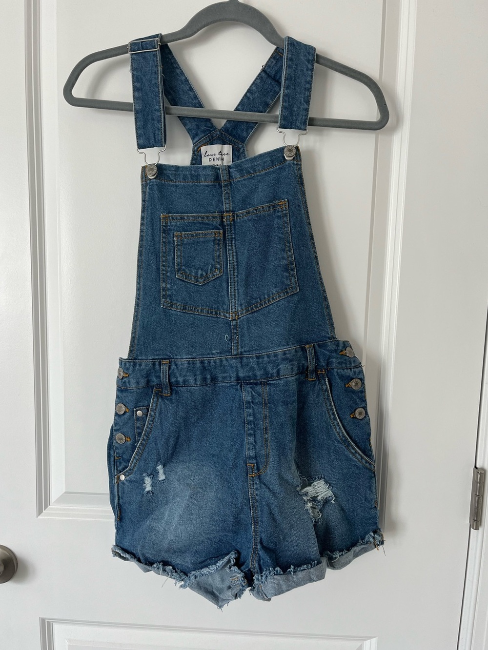 Love Tree Denim Small Overalls